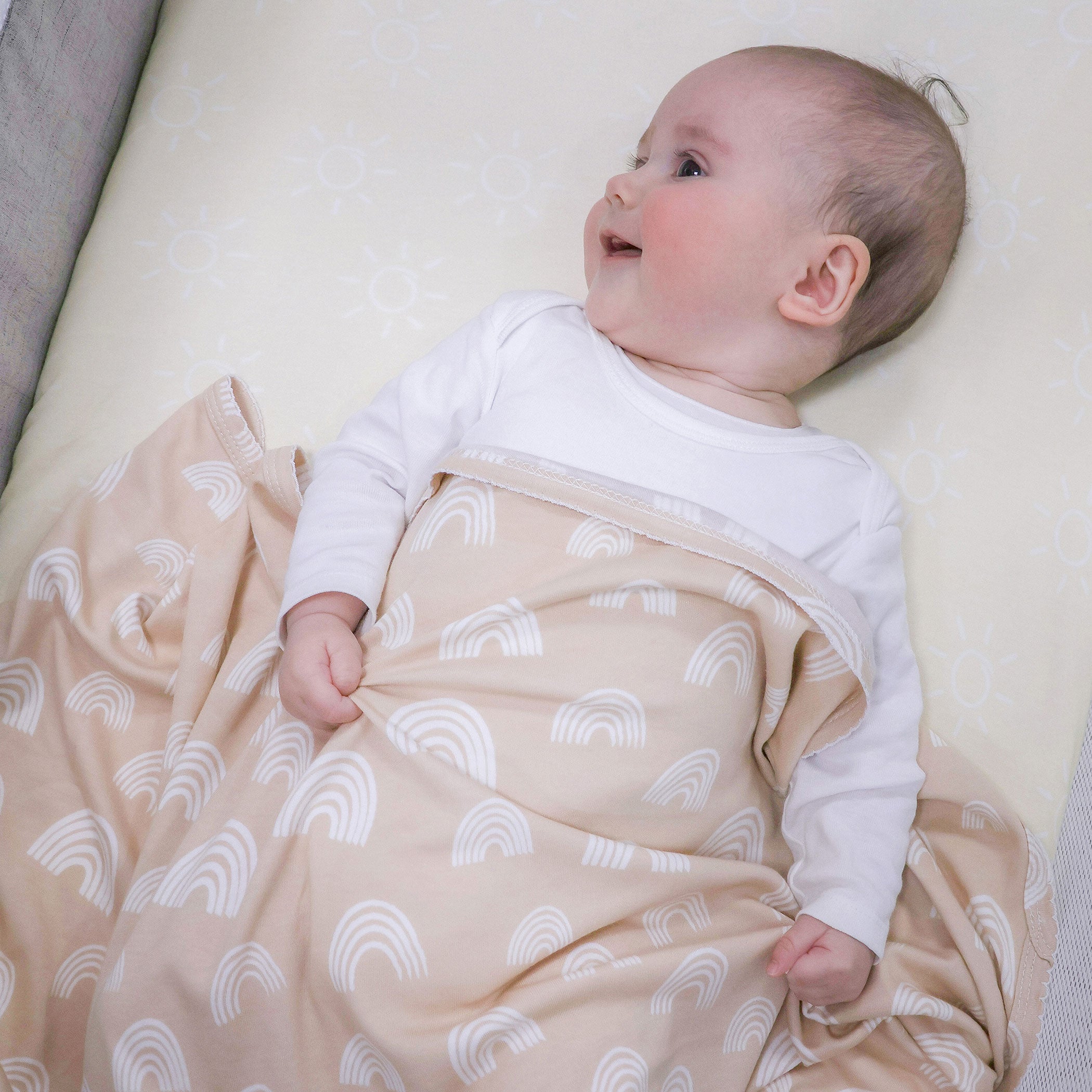 Nordic 2-Pack Jersey Wrap in Vanilla & Latte Colors - Cozy and Stylish for Home, Office, and Travel
