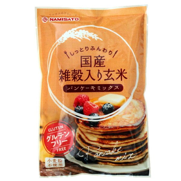 Gluten Free Brown Rice Flour Instant Pancake Mix - 200g | Organic, Vegan & Non-GMO | Perfect for Breakfast, Brunch & Healthy Snacks