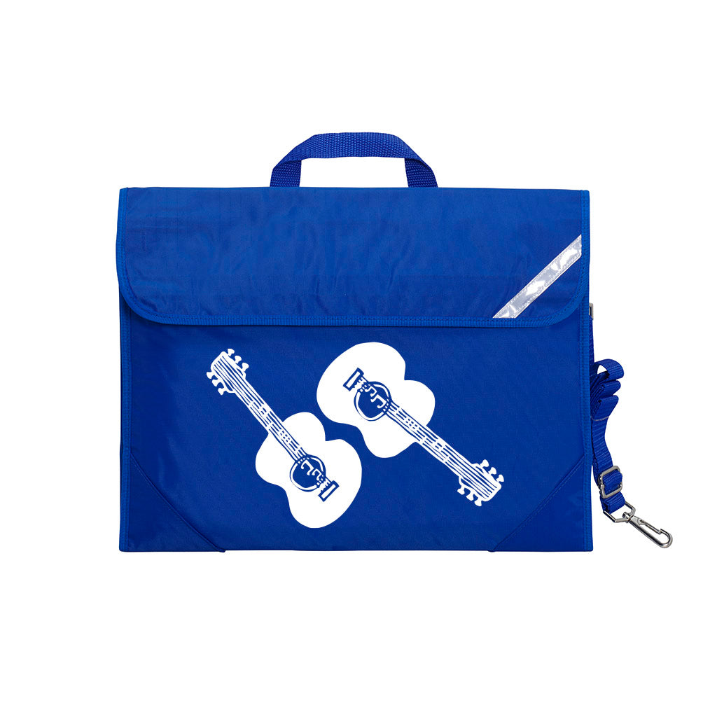 Quartet Guitar Music Bag - Durable & Lightweight Gig Bag for Acoustic & Electric Guitars - Perfect for Band Practice, Concerts & Travel