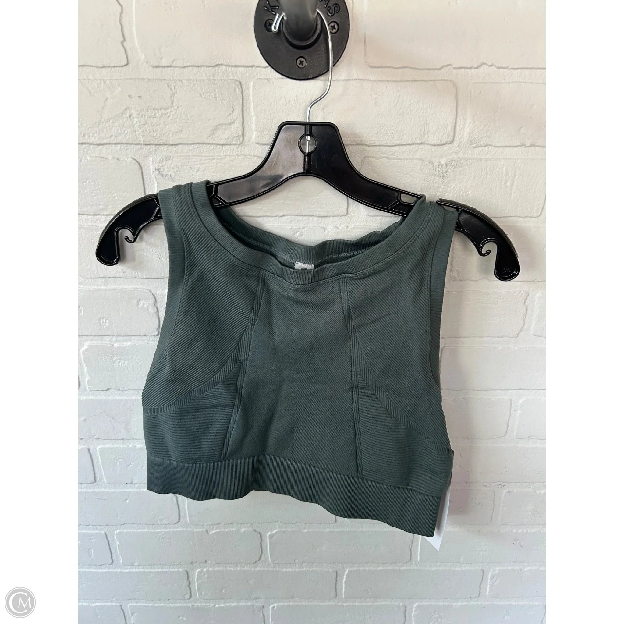 90 Degrees By Reflex Women's High Support Athletic Sports Bra - Green, Size Large - Perfect for Yoga, Running & Gym Workouts