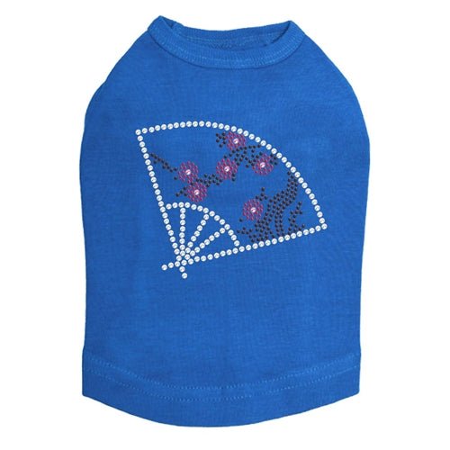 Chinese Fan Dog Tank Top - Stylish & Comfortable Pet Apparel in Multiple Colors - Perfect for Summer Walks & Outdoor Adventures