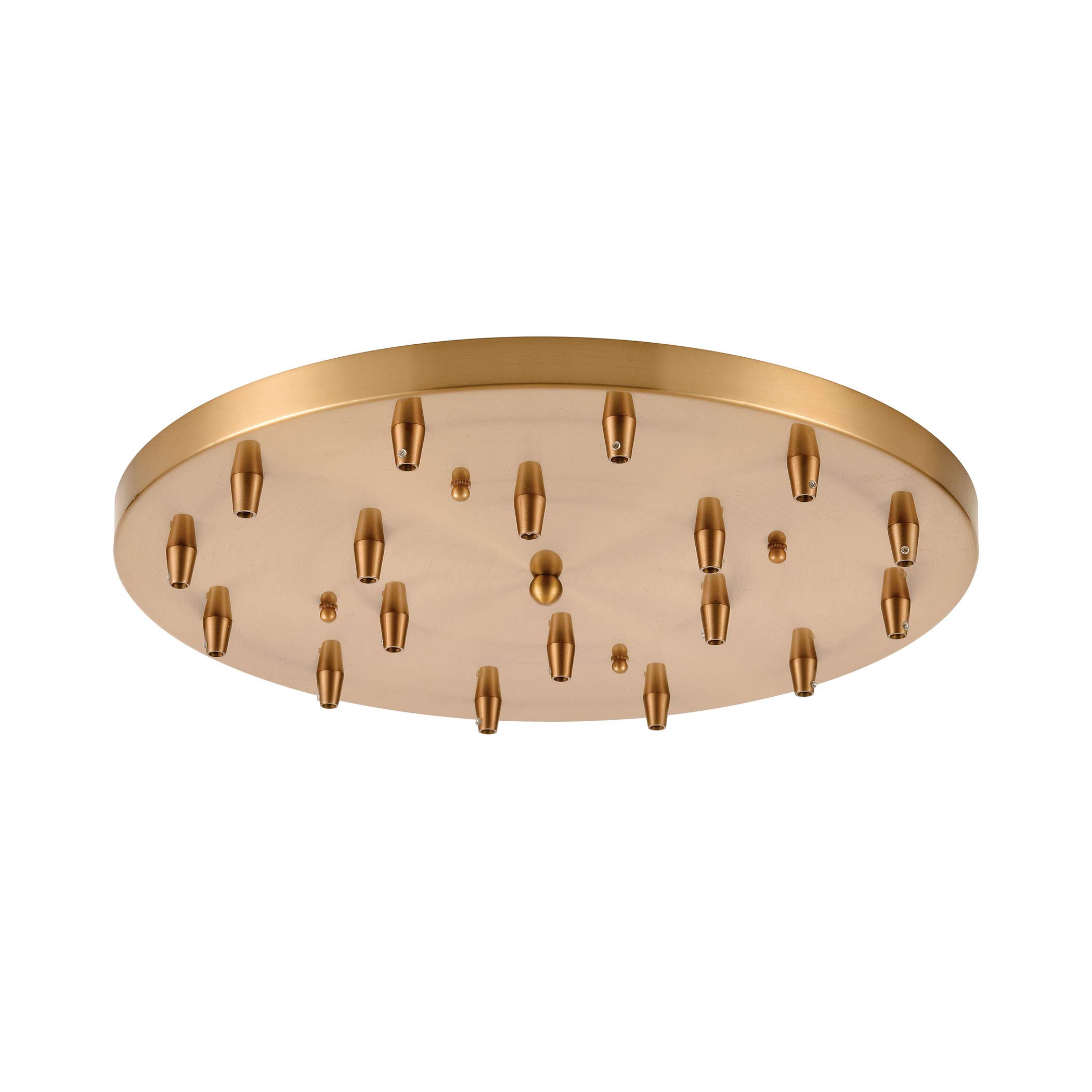 18-Light Round Chandelier - Elegant Ceiling Light Fixture for Dining Room, Living Room, Bedroom - Dimmable LED Lighting for Home Decor