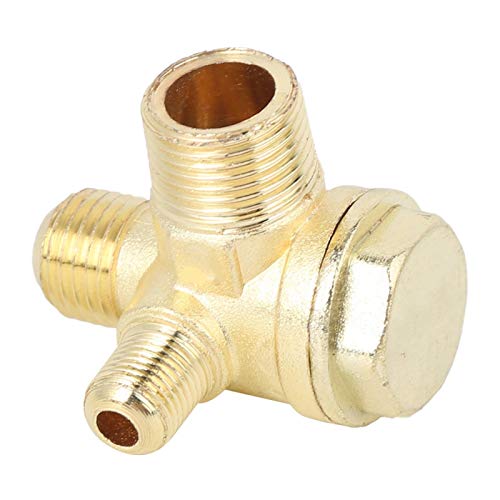 High Pressure Air Compressor Check Valve - Durable Brass Construction, Uniform Force, Anti-Deformation for Garden Hose & Pneumatic Tools | Perfect for Watering Systems, Industrial Air Tools & Home Workshop Use