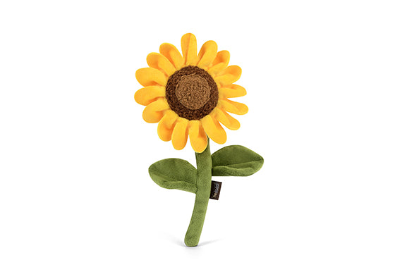 P.L.A.Y. Blooming Buddies Squeaky Plush Dog Toys - Sassy Sunflower Interactive Chew Toy for Small & Medium Dogs | Perfect for Indoor Play, Training Rewards & Cuddle Time