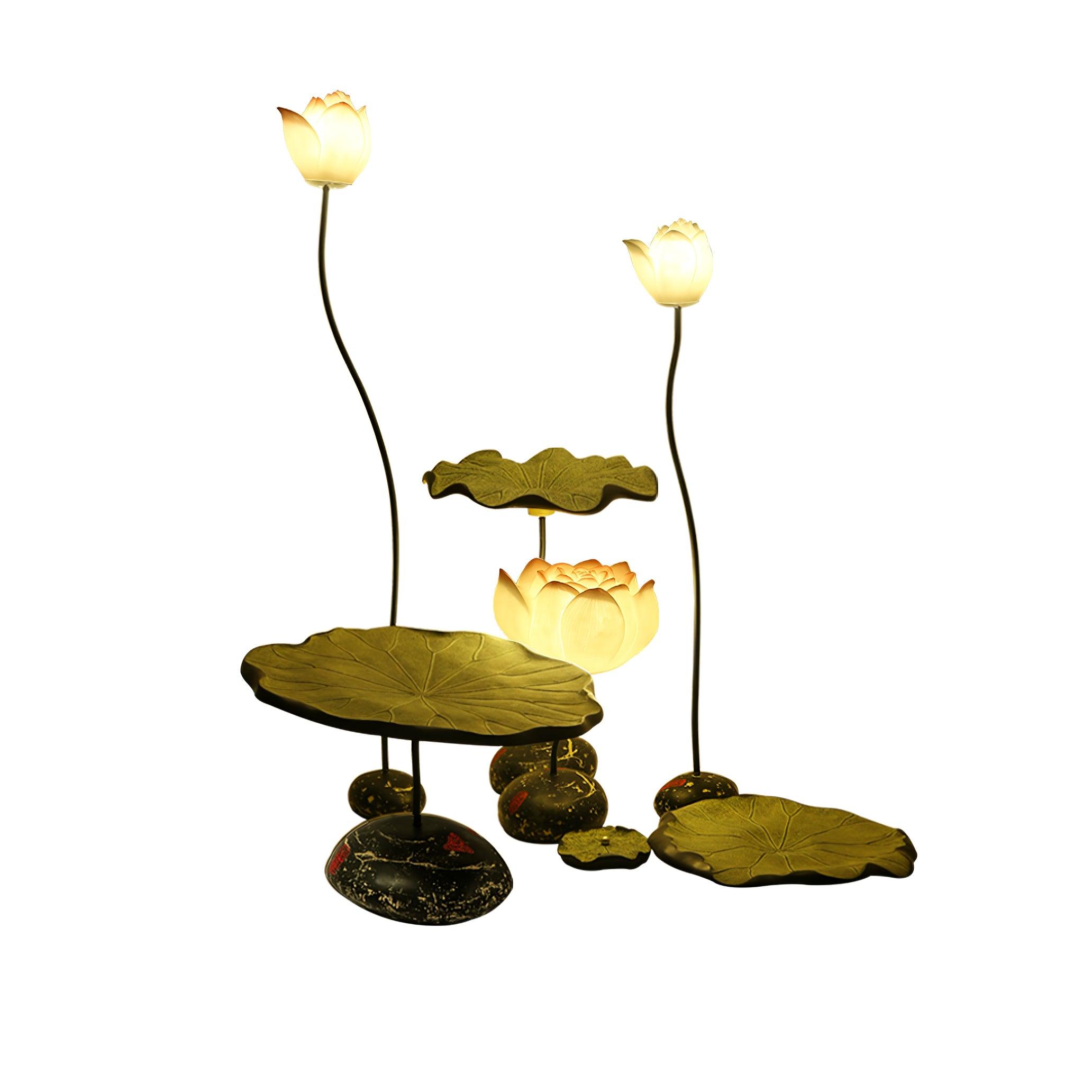 Modern Lotus Floor Lamp for Living Room - Elegant LED Standing Light with Adjustable Brightness, Perfect for Bedroom, Office, and Reading Corner