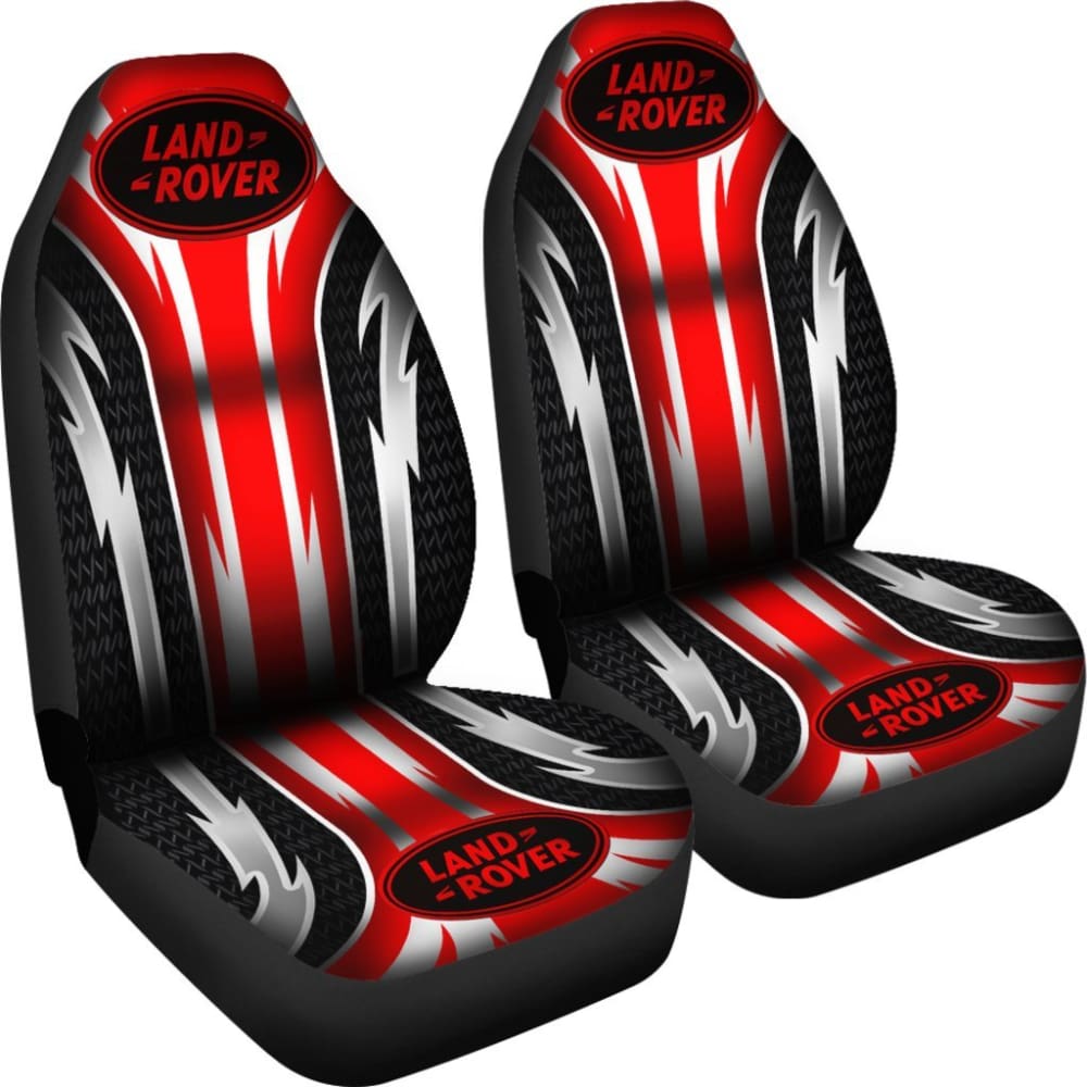 Premium 2-Piece Front Seat Covers for Land Rover - Durable Red Auto Accessories (Part# 144627) | Perfect for Off-Road Adventures & Daily Commutes