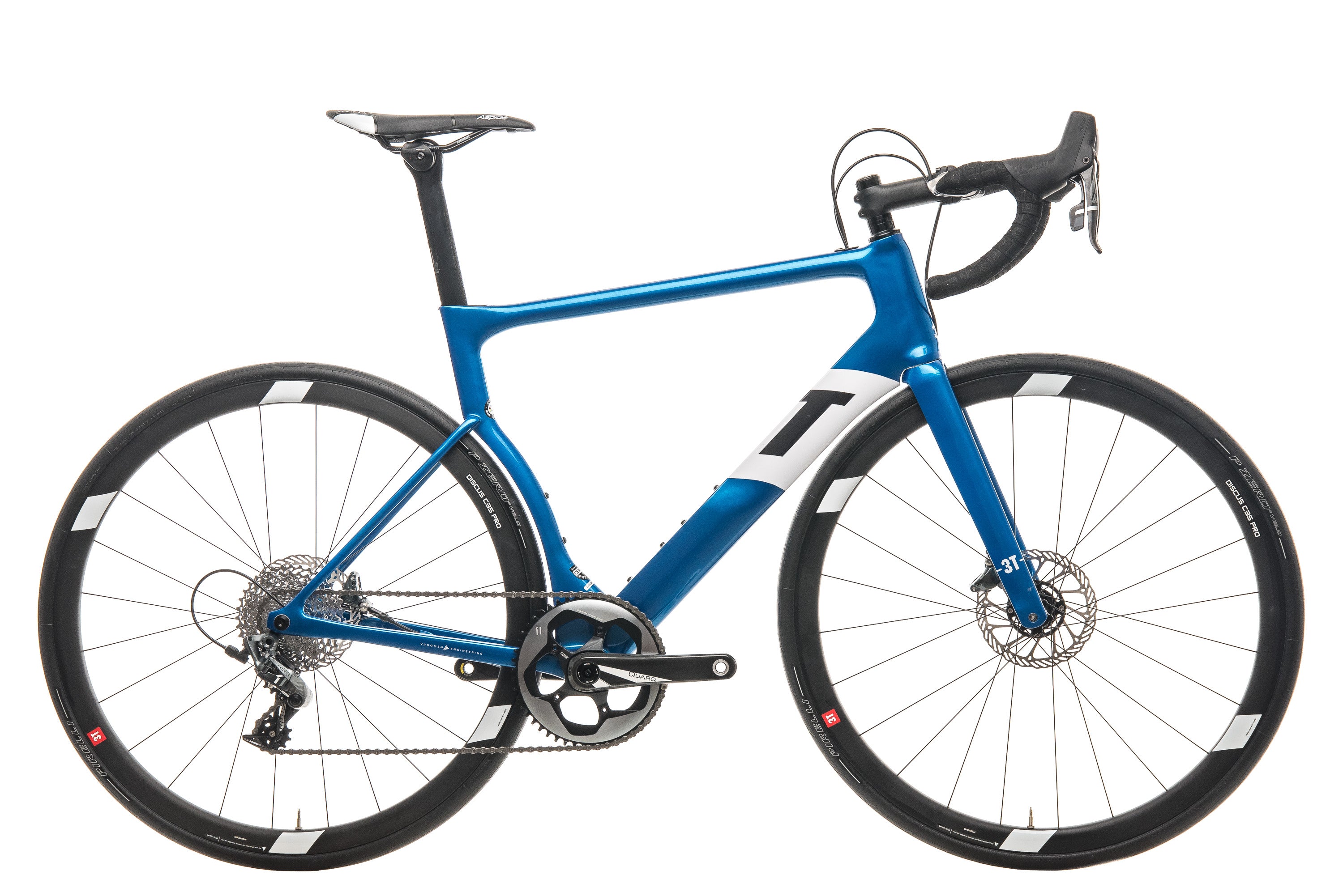 3T Strada Pro Force 1 Road Bike 2020 - Large Size | High-Performance Carbon Frame for Racing & Endurance | Perfect for Competitive Cyclists & Long-Distance Rides
