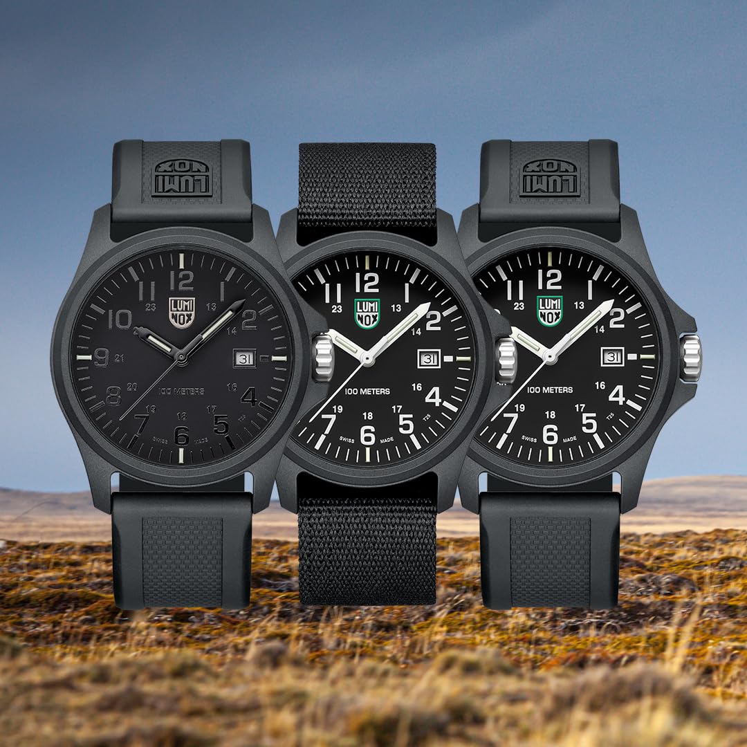 Luminox G Patagonia Men's Dive Watch 43mm - Swiss Made Automatic Diver Watch with Date Function, 100m Water Resistant - Perfect for Scuba Diving, Outdoor Adventures & Everyday Wear