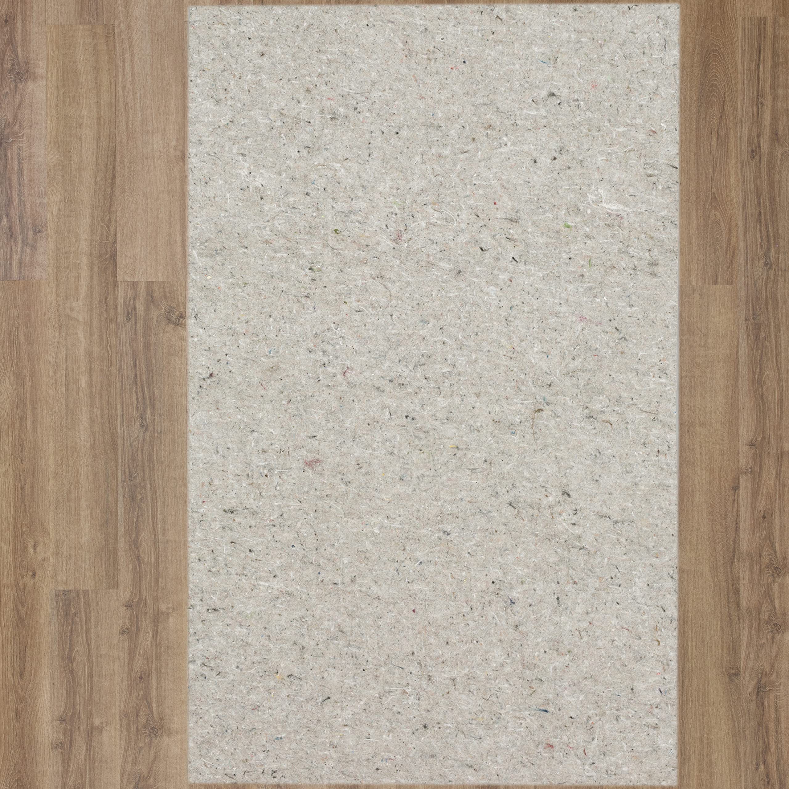 Mohawk Home 6' x 9' 1/4 Inch Rug Pad - 100% Felt Non-Slip Cushion for Hardwood Floors & Tile - Premium Comfort & Floor Protection - Perfect for Living Room, Bedroom & Office