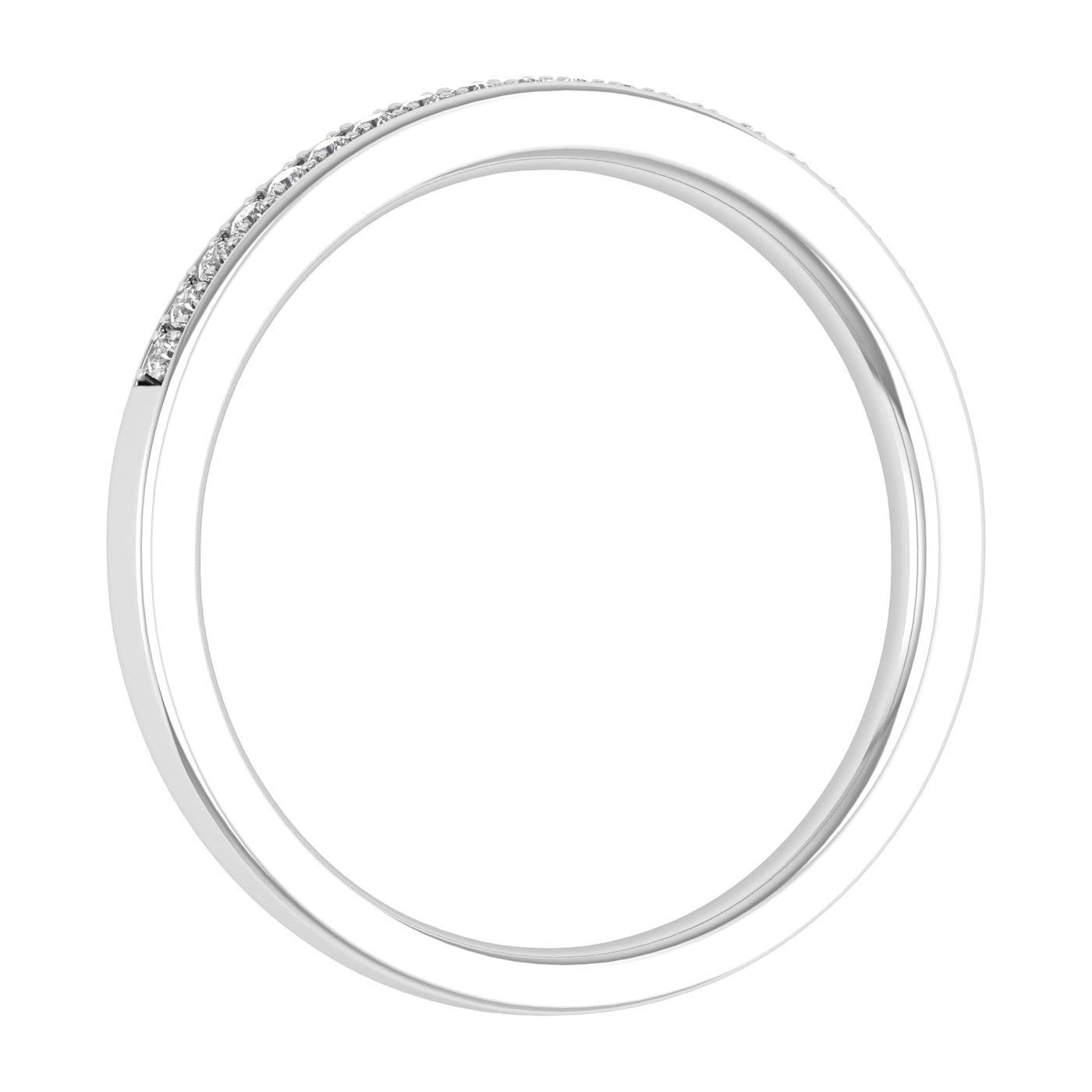 1/10 Carat Diamond Wedding Band Ring in 10K Gold - Elegant Bridal Jewelry for Women, Anniversary & Engagement Rings - Perfect for Weddings, Proposals & Special Occasions