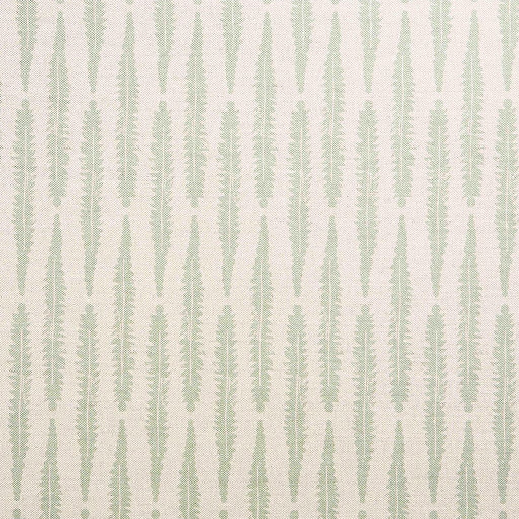 Fern Printed Linen Cotton Fabric Sample - Natural Lichen Design for Home Decor, DIY Sewing & Upholstery Projects