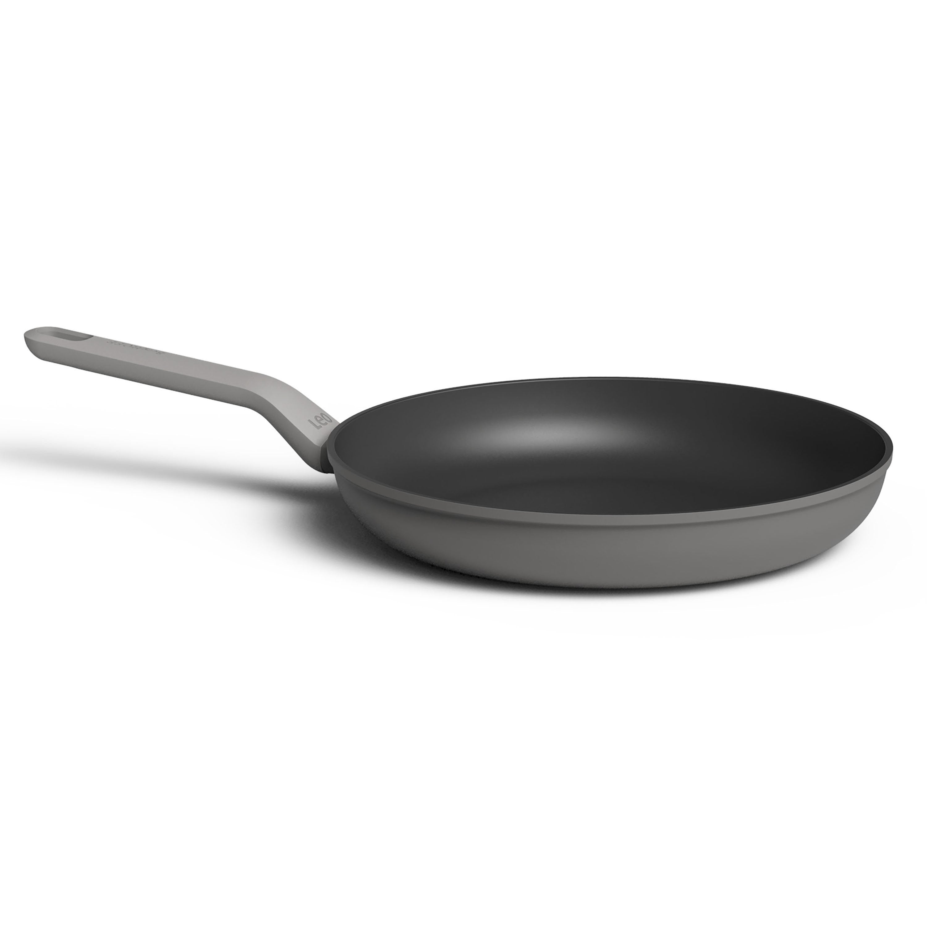 BergHOFF Leo Non-Stick Frying Pan - 10-Inch Grey Skillet for Eggs, Pancakes & Stir Fry | PFOA-Free Ceramic Coating | Oven & Dishwasher Safe | Perfect for Home Cooking & Professional Kitchens