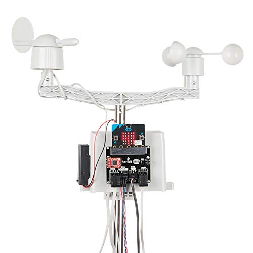 SparkFun Weather:bit - Micro:bit Compatible Carrier Board (Qwiic) with Barometric Pressure, Humidity & Temperature Sensors | STEM Education, Classroom Projects, MakerSpace & Home Learning Activities