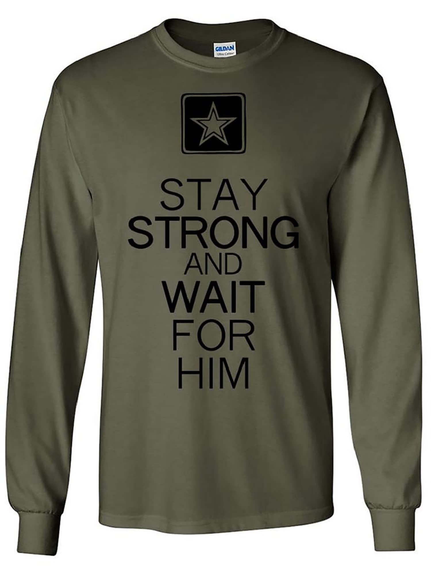 Stay Strong Army Long Sleeve T-Shirt - Gym & Casual Wear