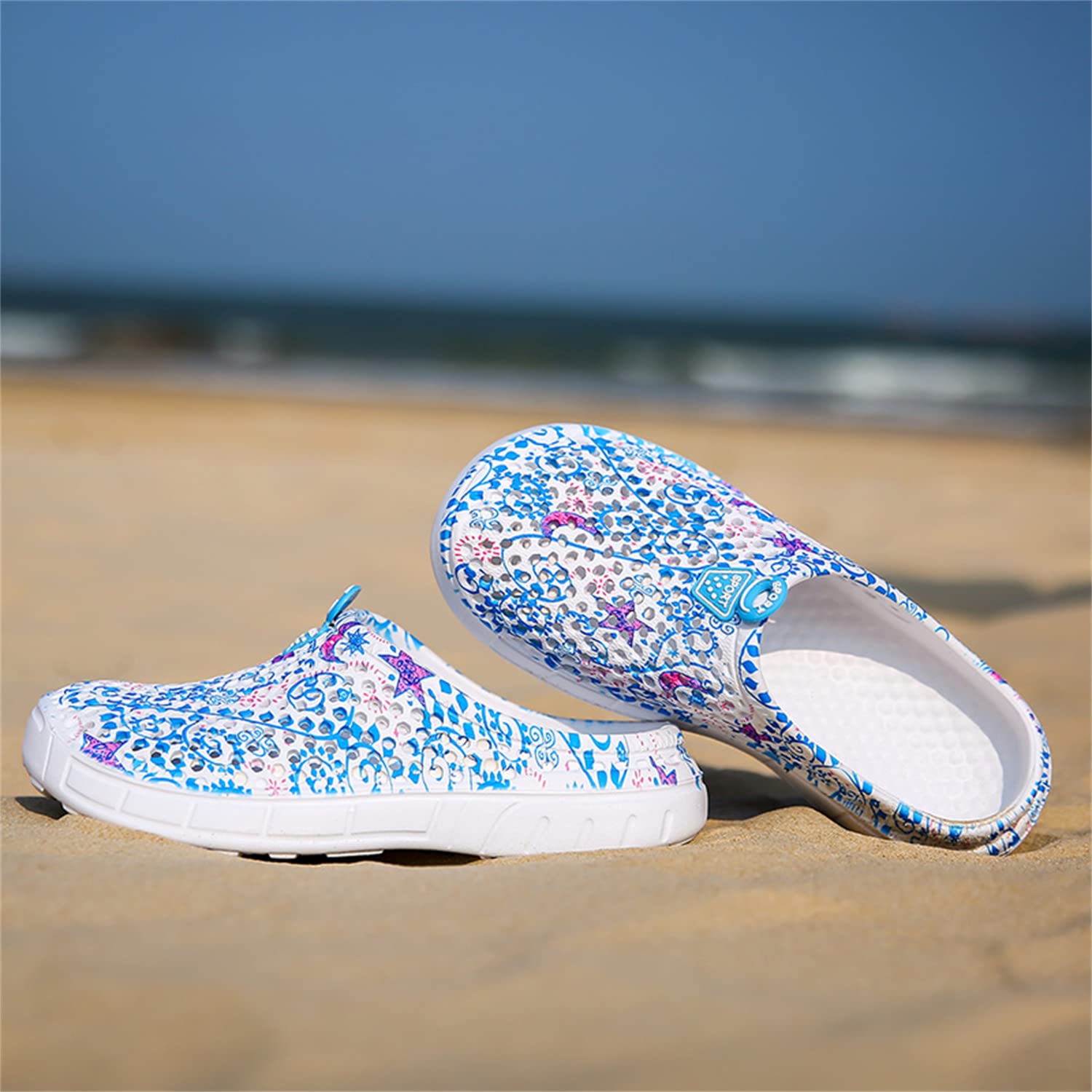 **MDPCX Women's Garden Clogs - Breathable Water Shoes for Beach, Bathing, Walking & Travel - Comfortable Slip-On Slippers for Home, Pool & Outdoor Use**
