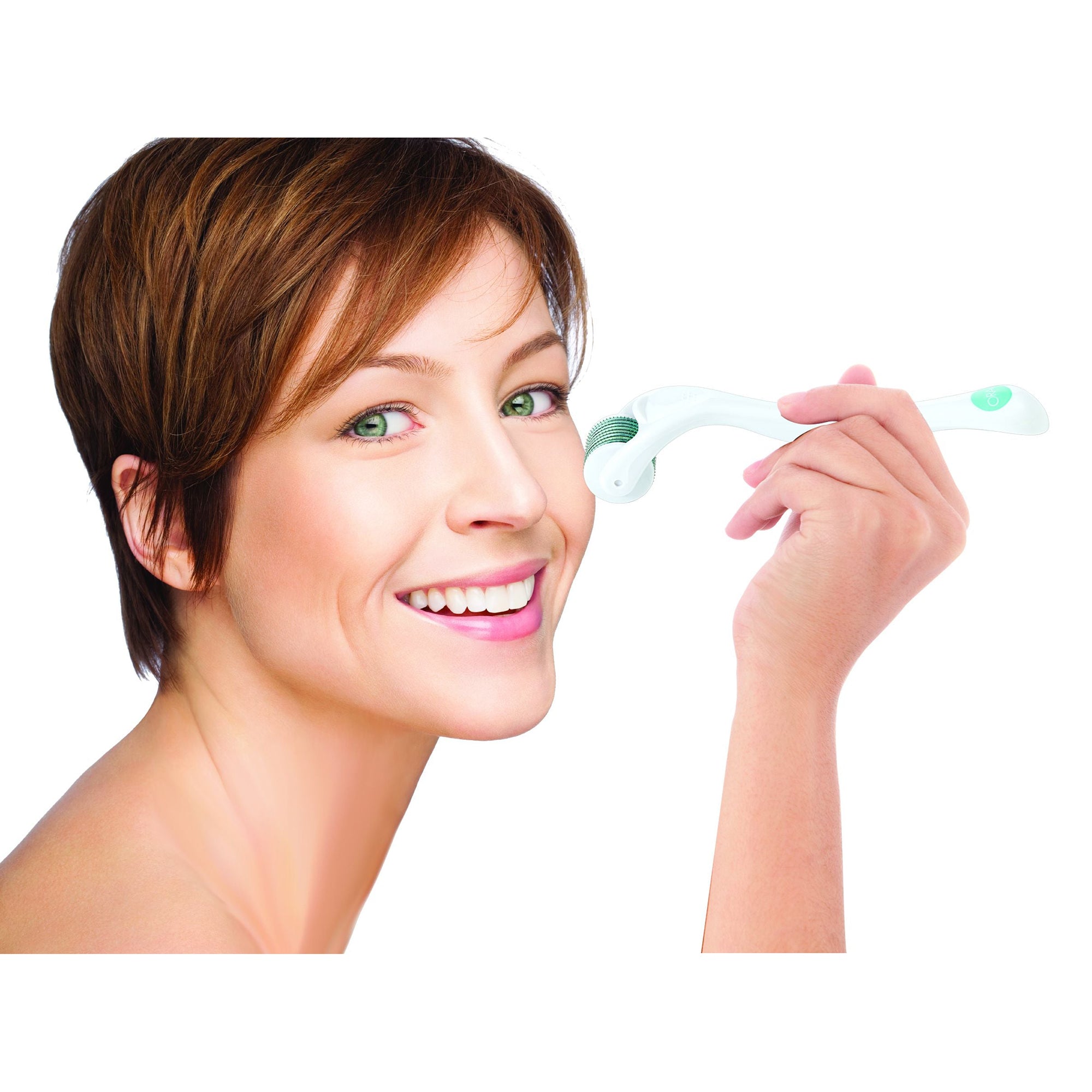 Beauty Ora 0.25mm Facial Microneedle Roller System - Aqua Black | Derma Roller for Anti-Aging & Skin Rejuvenation | Perfect for At-Home Skincare Routine & Acne Scar Treatment