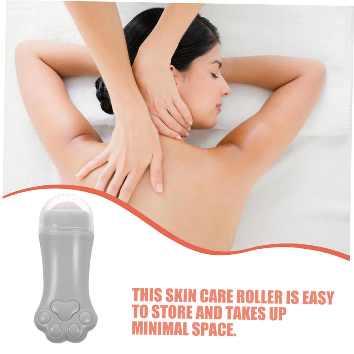 FOMIYES 2-Pack Facial Massage Rollers for Women - Cute & Portable Face Massaging Tools for Skin Care, Lymphatic Drainage & Relaxation - Perfect for Home Spa, Travel & Skincare Routine
