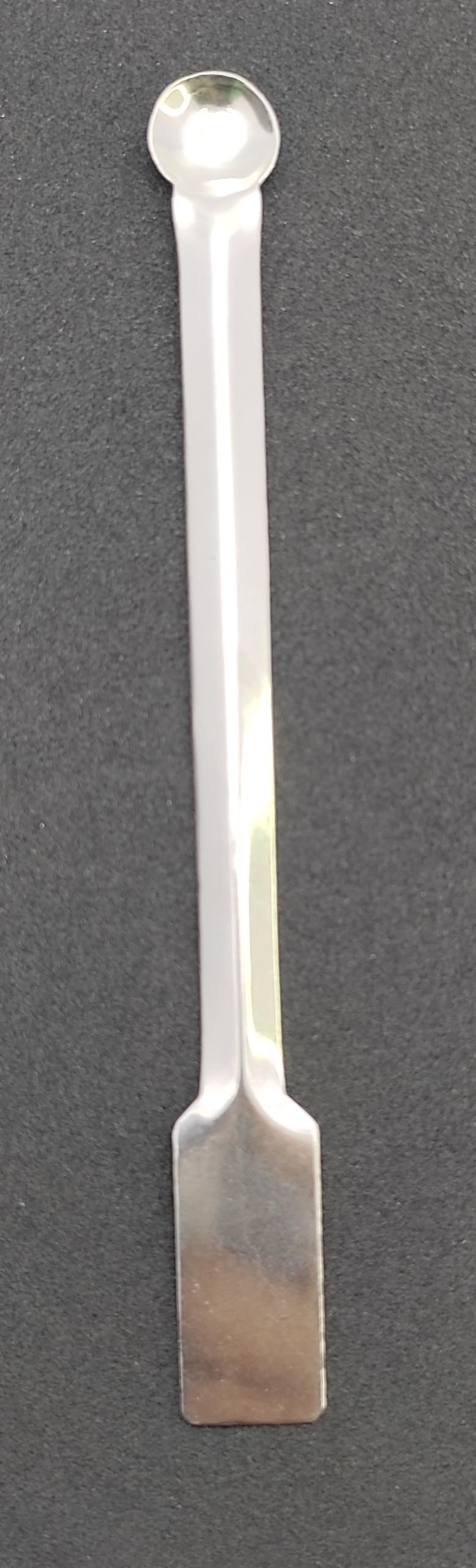 6 Inch Stainless Steel Laboratory Spatula - Dual Head (Spatula & Flat) - Lab Equipment for Mixing, Scooping & Measuring - Perfect for Chemistry, Baking & Science Experiments (Pack of 6)