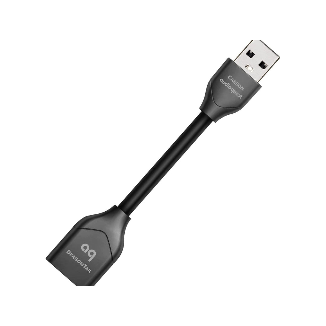 AudioQuest DragonTail USB Extender Cable - High-Speed USB 3.0 Extension Cord (6.6ft/2m) for PC, Laptop, Printer, Gaming Console & Home Theater Setup