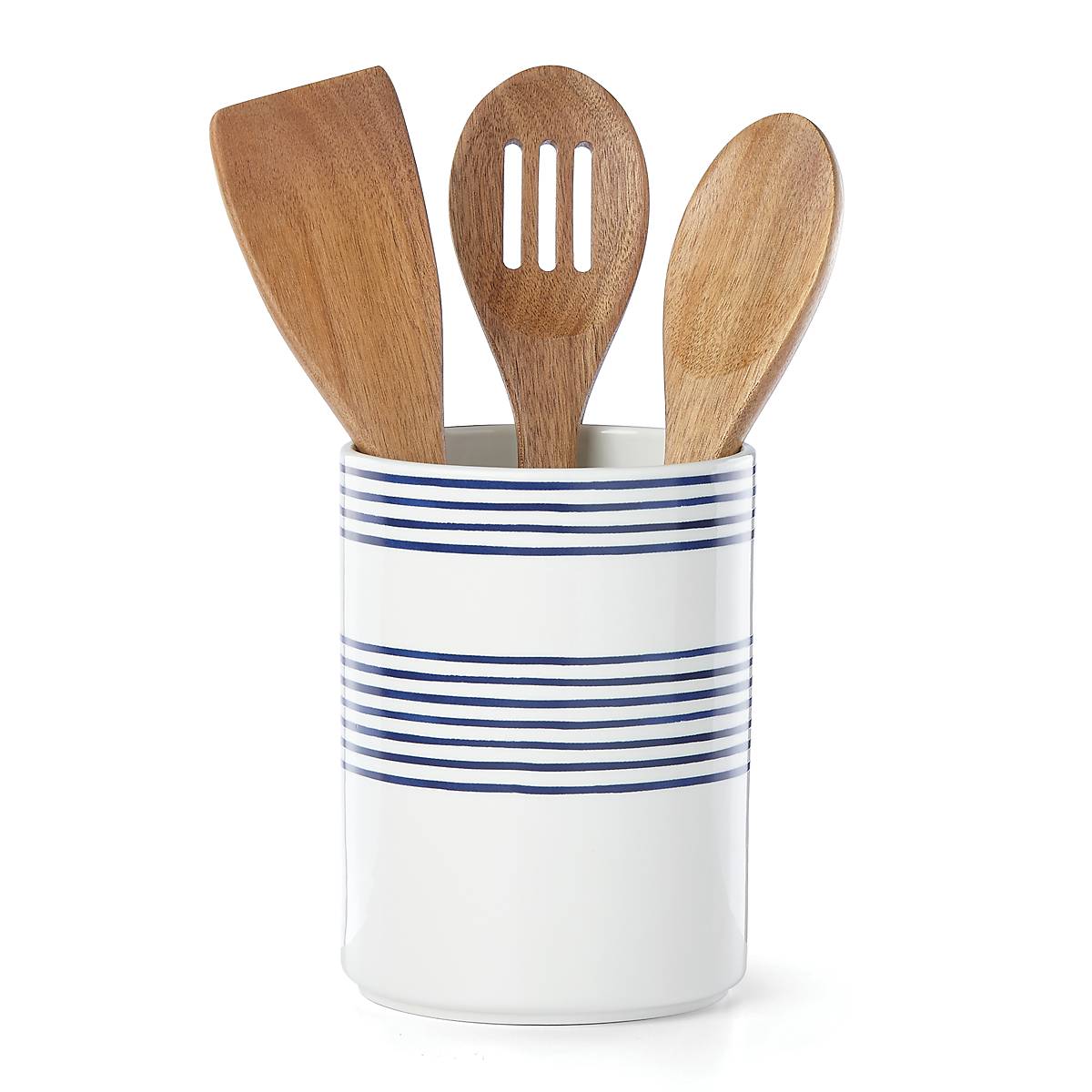 Premium Charlotte Street Utensil Holder - Stylish Kitchen Organizer for Spoons, Forks & Knives - Perfect for Countertop Storage & Easy Access While Cooking