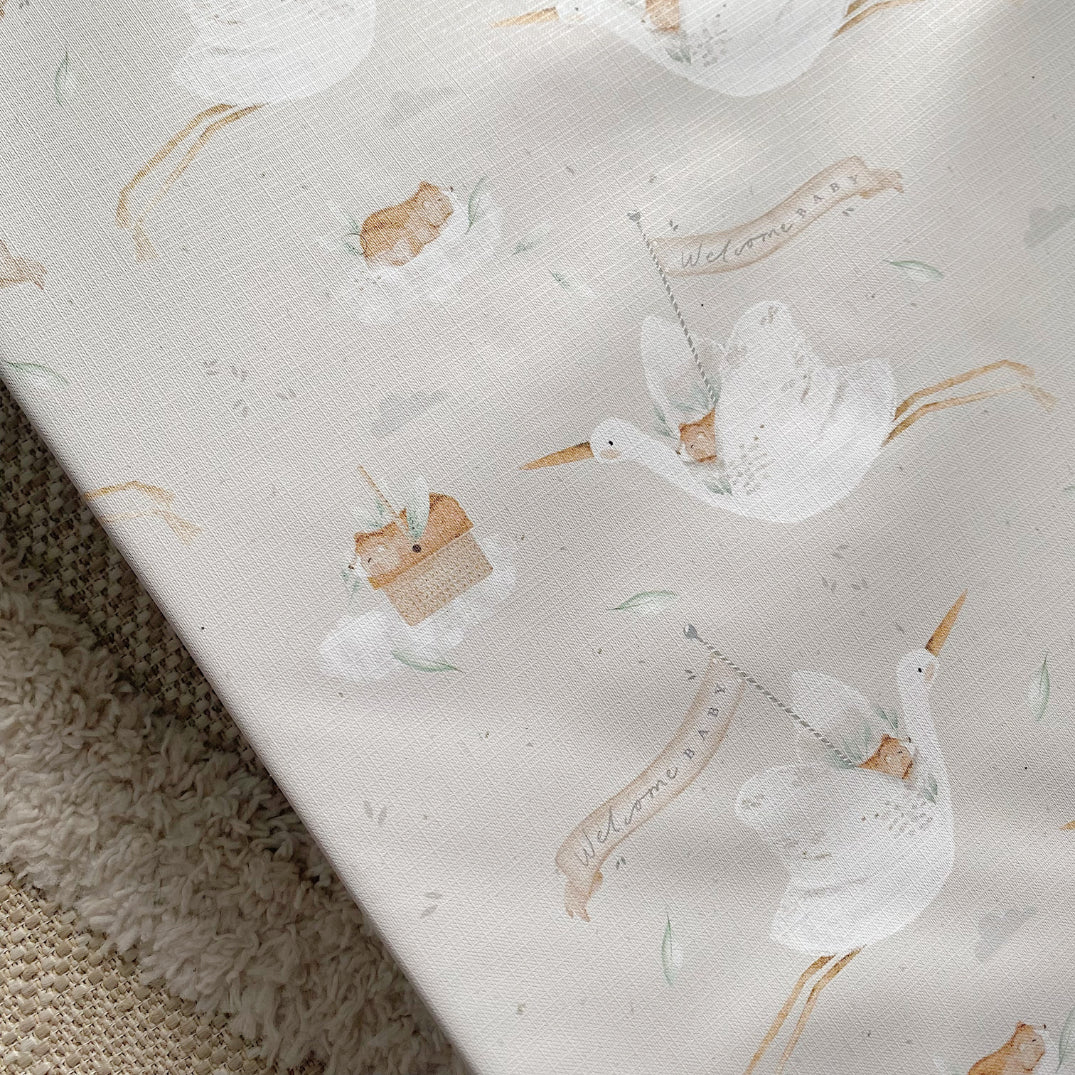 Non-Slip Anti Roll Wedge Baby Changing Mat with Welcome Baby Print - Safe & Comfortable for Newborns, Infants & Toddlers - Perfect for Nursery, Daycare & Travel Use