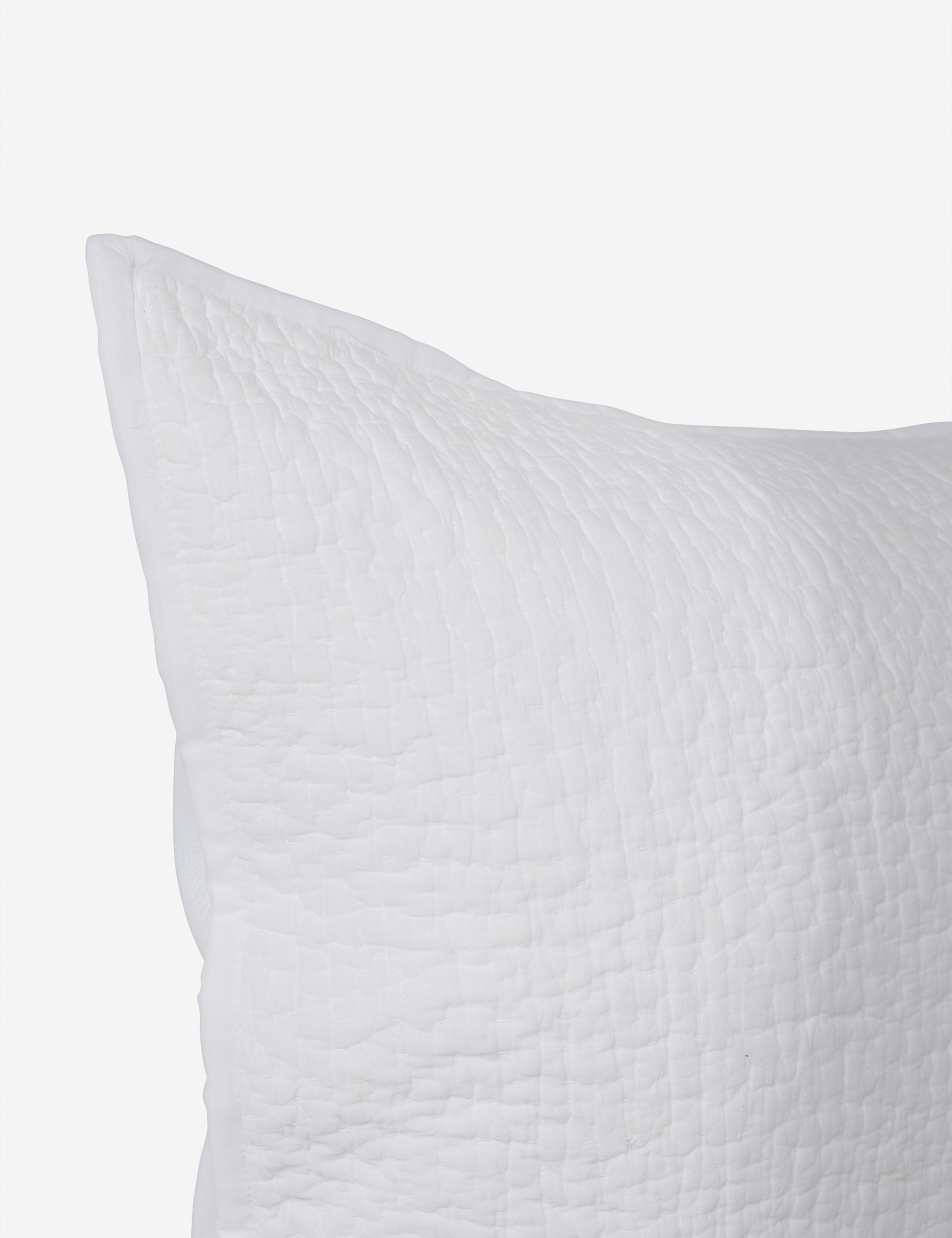 Clemence Quilted Sham Pillow Cover - Luxury Bedding Decor for Home & Hotel - Perfect for Master Bedroom, Guest Room, and Airbnb Styling