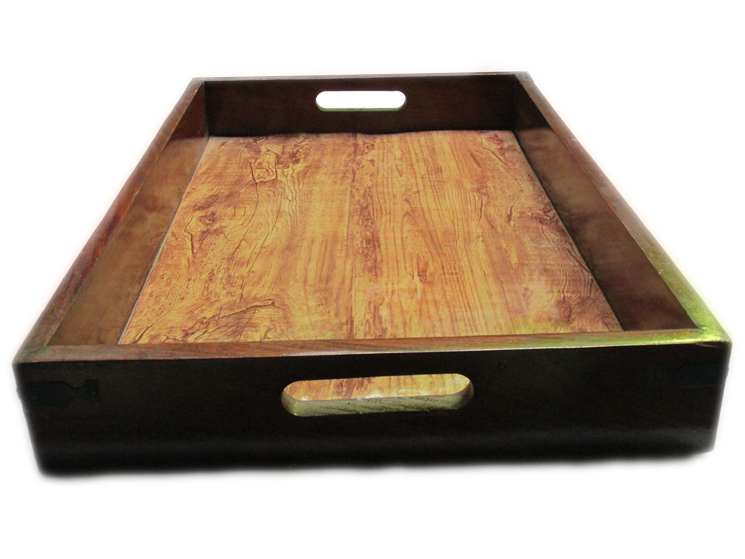 All-Purpose Waterproof Decorative Serving Tray - Stylish Home Decor Accent for Kitchen Storage & Organization | Perfect for Dining, Entertaining & Bathroom Essentials