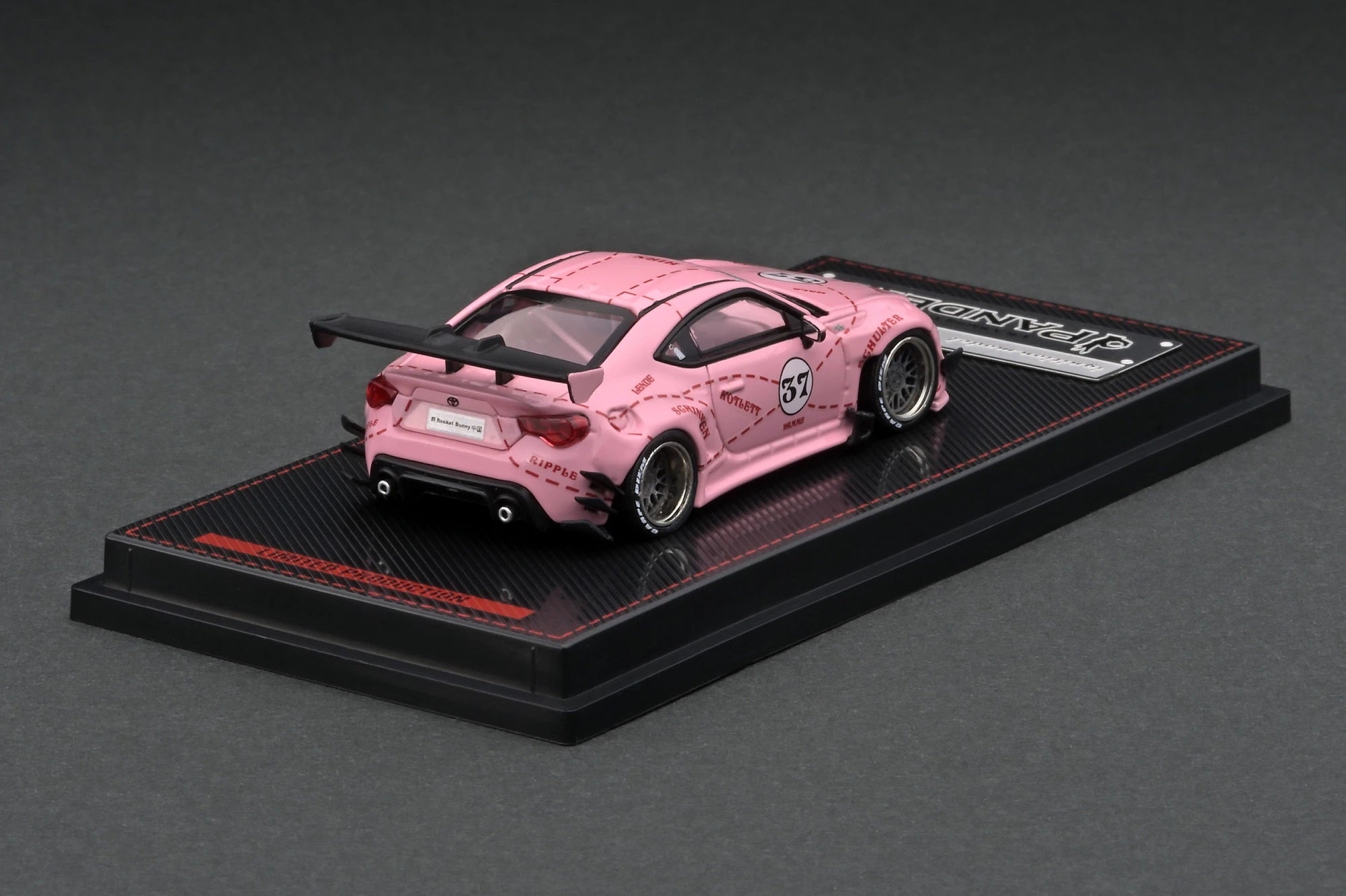 1:64 Scale Toyota 86 Pandem V3 Widebody Pink Diecast Model Car - Collectible Toy for Display, Racing Enthusiasts & Car Show Decor