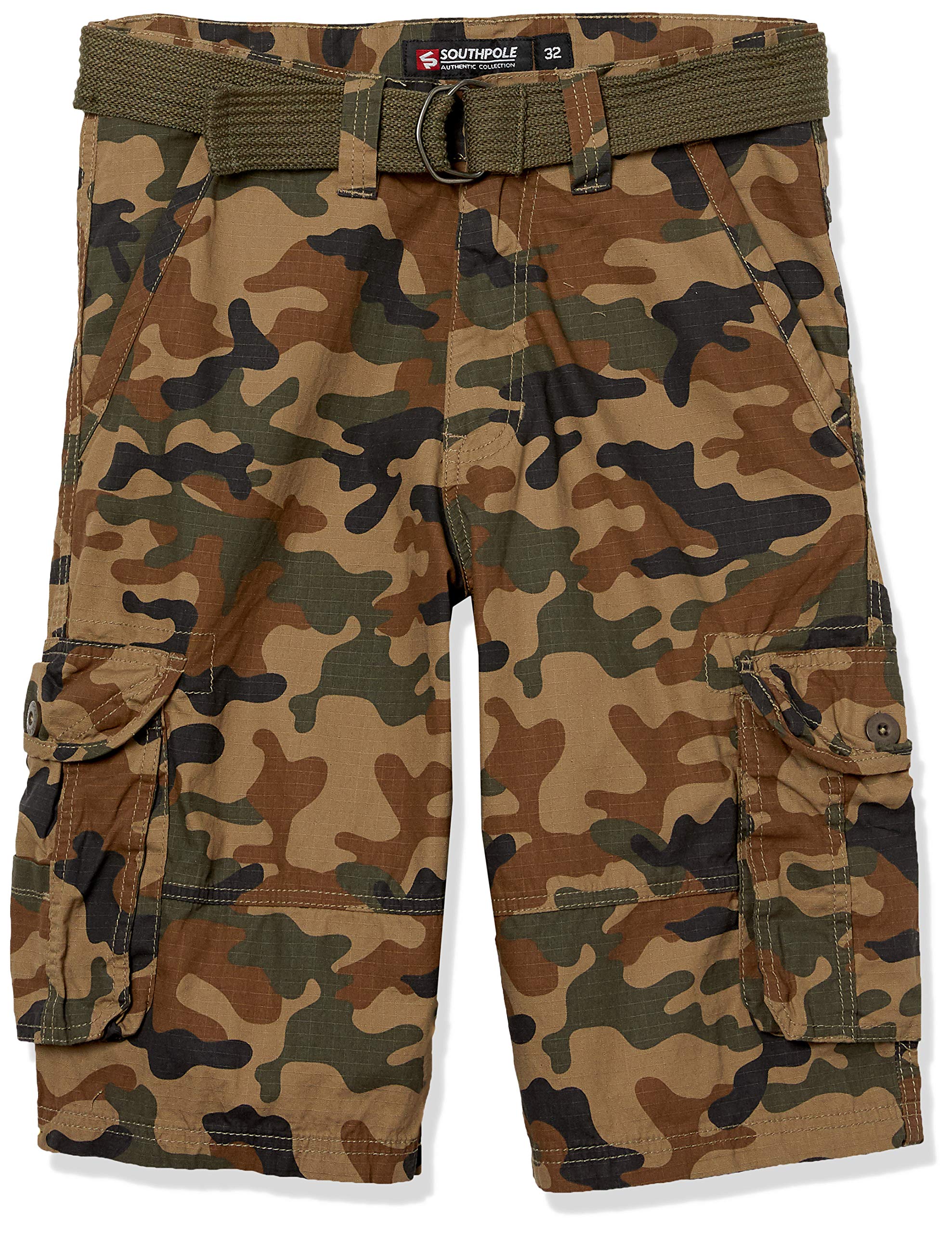 Southpole Men's Casual Shorts - Lightweight Summer Shorts for Men with Pockets | Perfect for Gym, Running, Beach & Outdoor Activities