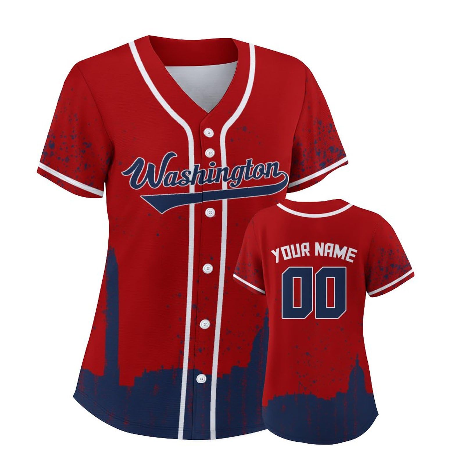 Custom Mom Baseball Jersey - Personalized Graffiti Shirts for Women | Unique Birthday Gifts for Mom | Perfect for Mother's Day, Family Sports Events & Casual Wear