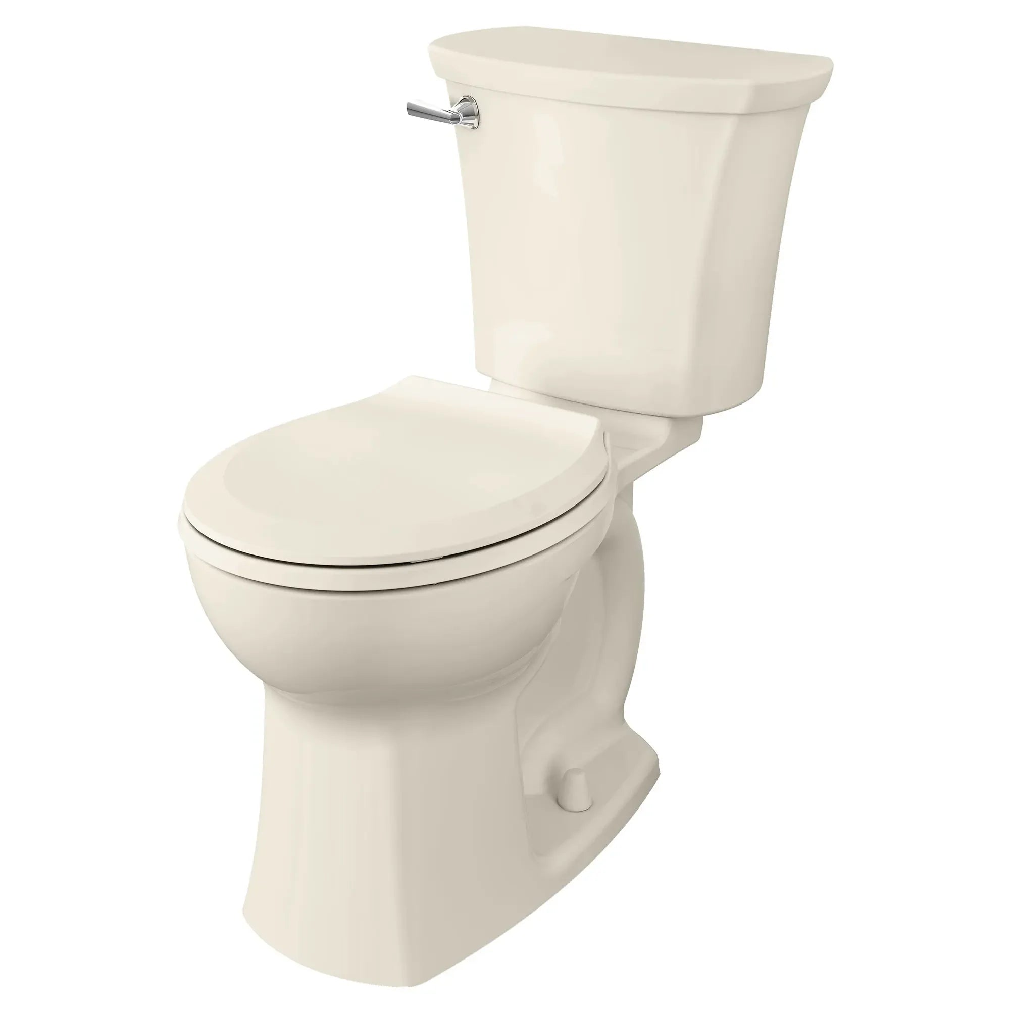 Edgemere Two-Piece 1.28 GPF/4.8 LPF Water-Saving Round Front Toilet with Soft-Close Seat - Perfect for Small Bathrooms & Modern Homes