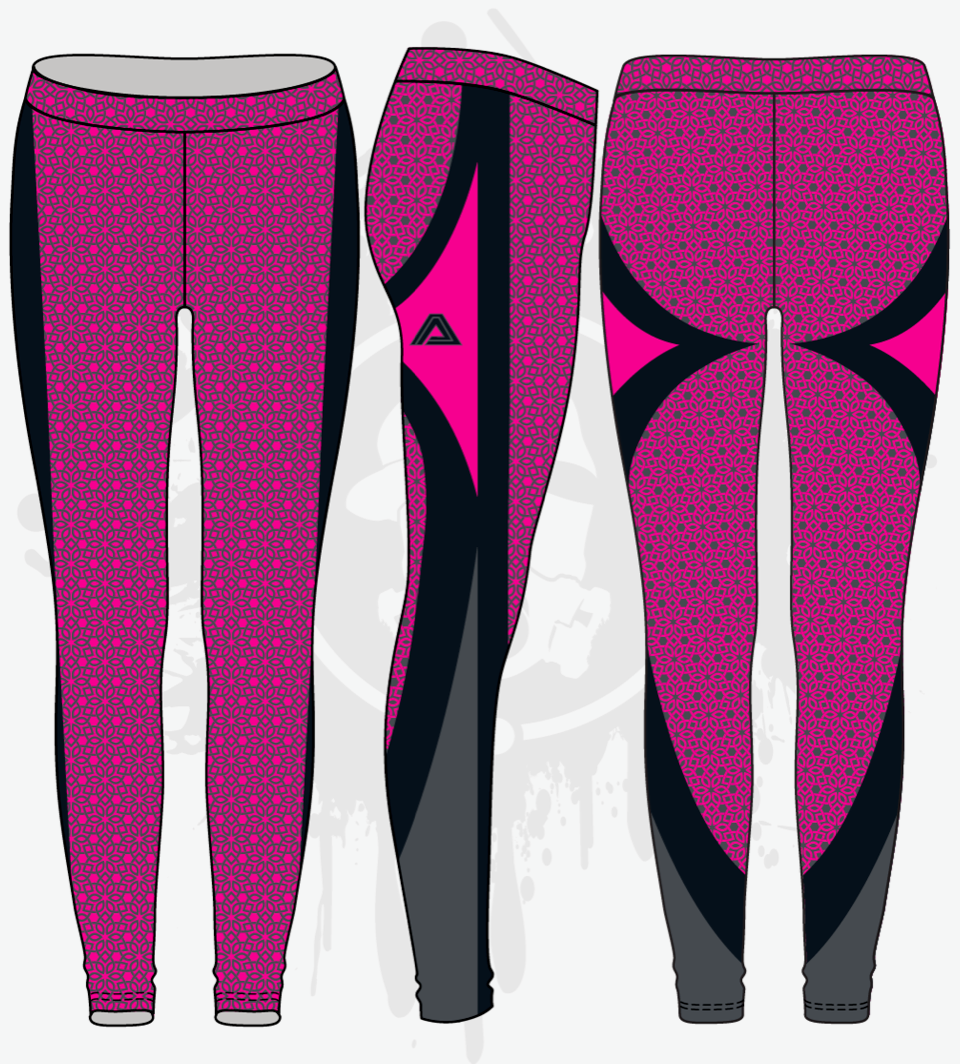Stylish Illusory Neon Women's Leggings - High Waisted Yoga Pants for Workout, Running & Gym - Trendy Fashion Activewear