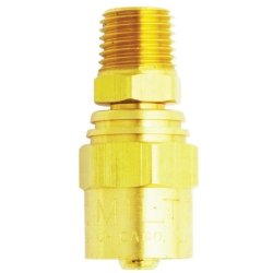 Milton Industries MIL-S615 Reusable Brass Hose Fittings - Heavy Duty Garden & Industrial Water Hose Connectors for Lawn Irrigation, Car Washing & Pressure Washer Accessories