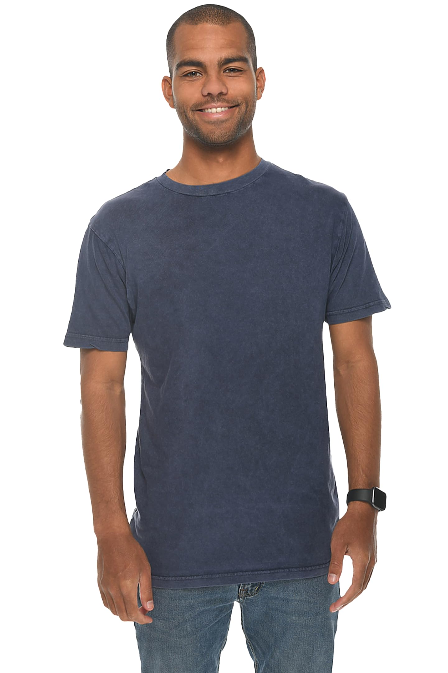 Vintage Faded Distressed T-Shirt for Men - Soft Mineral Wash Hipster Style Tee | Casual Wear, Street Fashion & Everyday Outfits