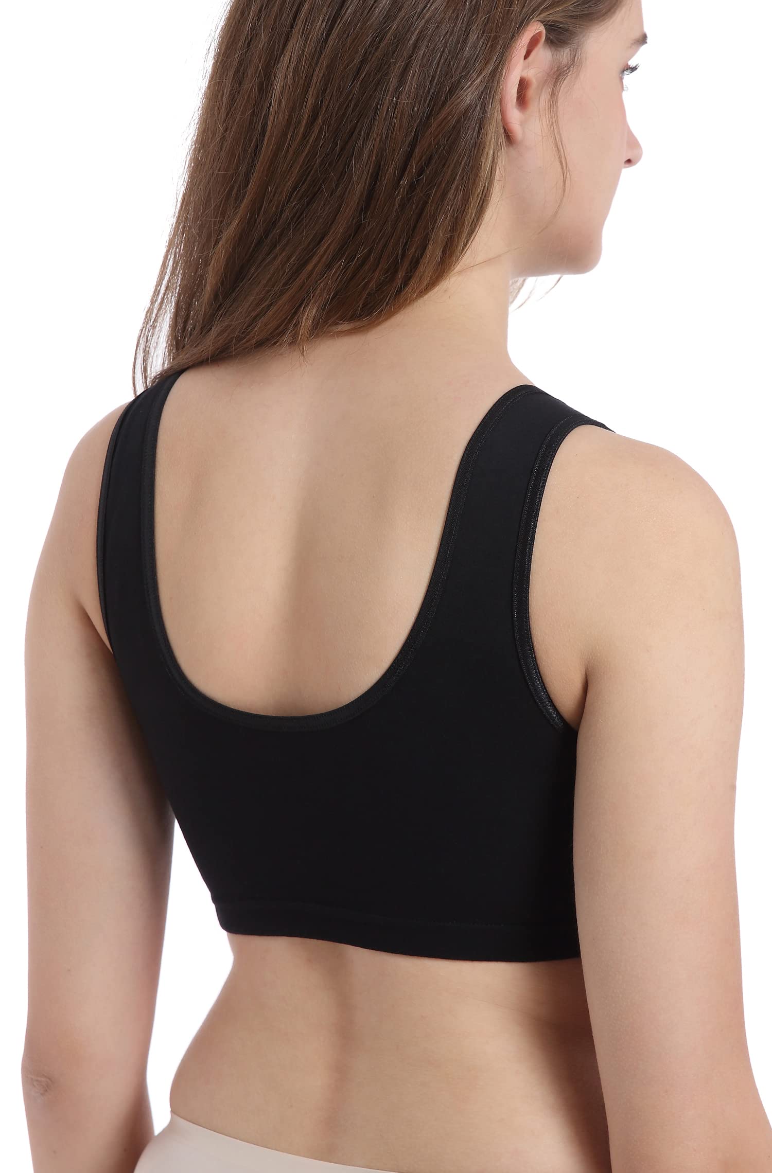CAKYE 4 Pack Maternity Nursing Sleep Bras - Soft Cotton Breastfeeding Bralette for Comfort & Support - Perfect for Nighttime Nursing, Lounging & Postpartum Recovery