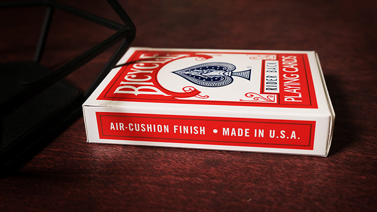 Premium Bicycle Standard Playing Cards - Red Deck for Poker, Magic Tricks & Card Games | Ideal for Casino Nights, Family Gatherings & Professional Performances