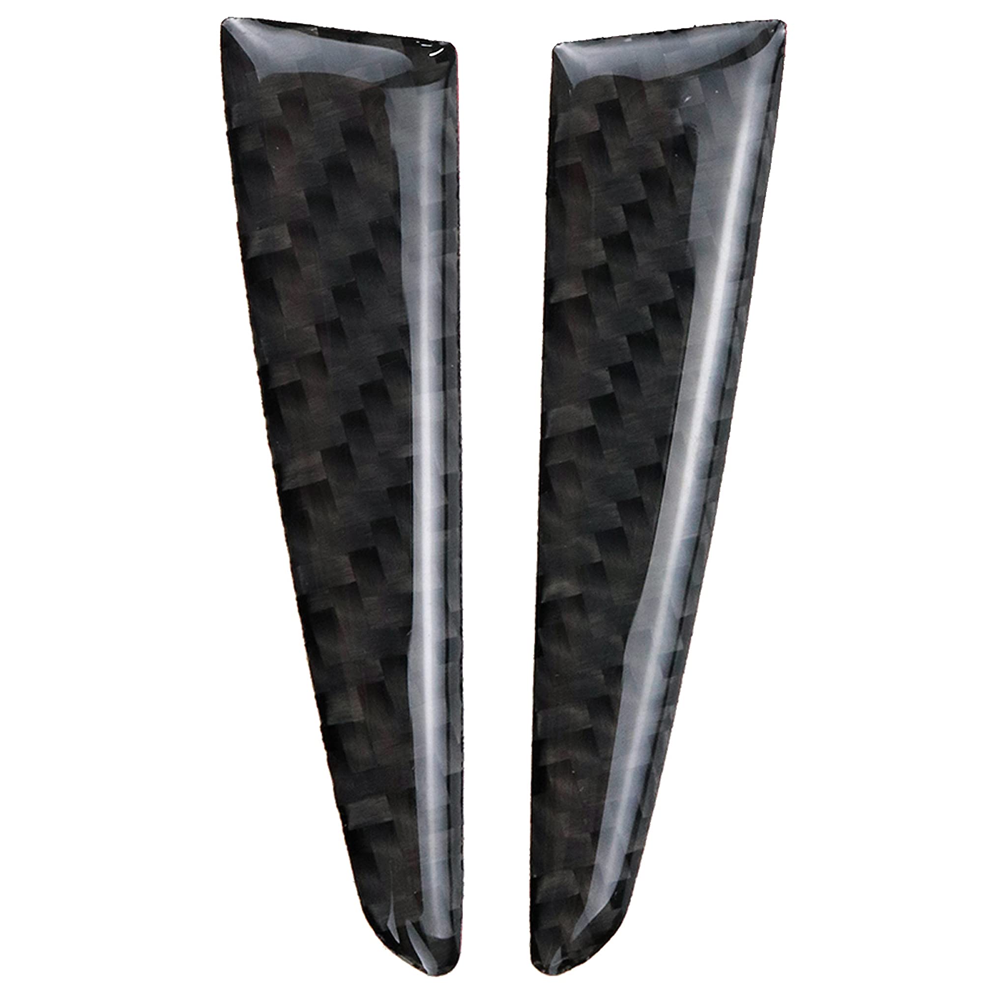 Carbon Fiber Steering Wheel Trim Stickers - Compatible with Infiniti Q50 Q60 2014-2020 - Interior Decorative Patch Replacement - Perfect for Car Customization & Luxury Upgrade