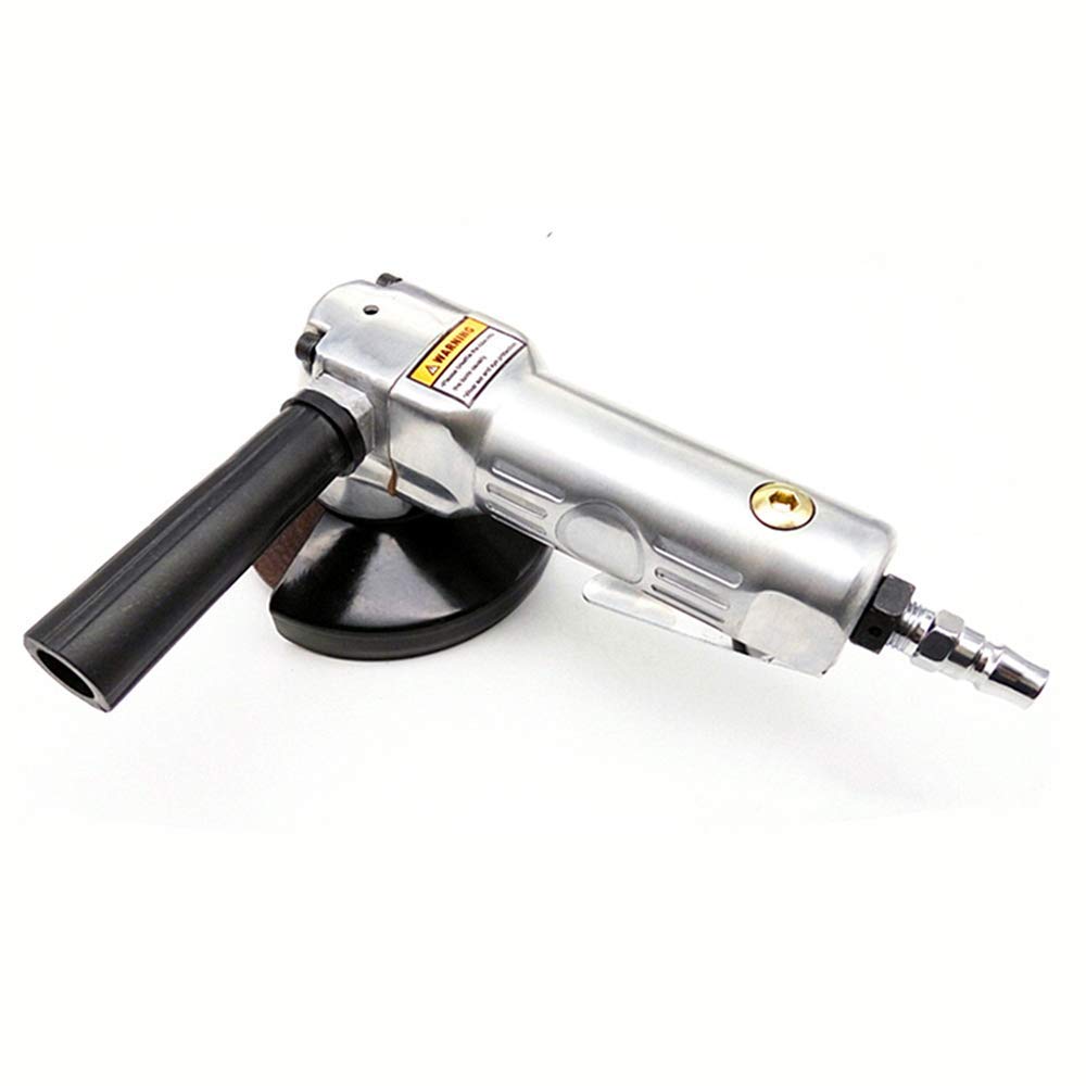 4 Inch Pneumatic Angle Grinder - 100mm Industrial Grade Air Grinding Tool for Sanding, Polishing, Waxing & Cutting | Heavy-Duty Handheld Grinder for Metal, Wood & Concrete Work | Workshop & Construction Use