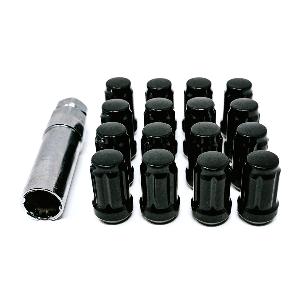 12X1.25 SPLINE 4 LUG KIT 1.38 BLACK - Universal Wheel Adapters for Trucks & SUVs - Perfect for Off-Roading & Custom Wheel Fitment