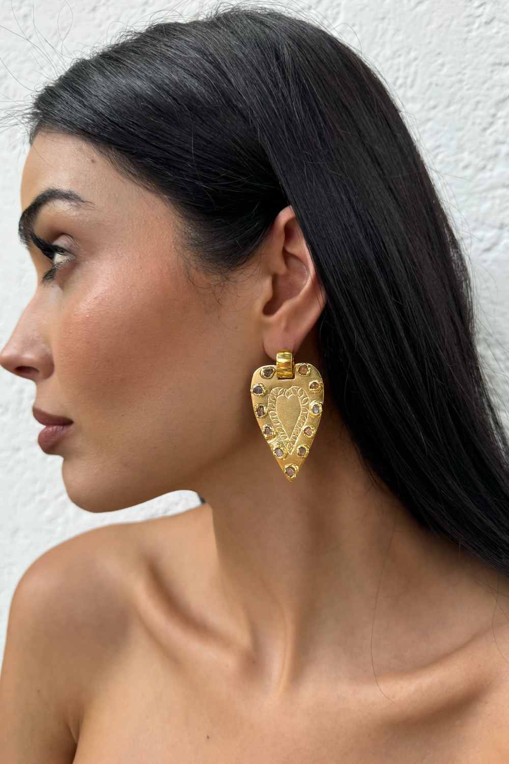 Elegant Statement Heart Earrings for Women - Perfect for Valentine's Day, Anniversary & Romantic Date Night Jewelry Gifts