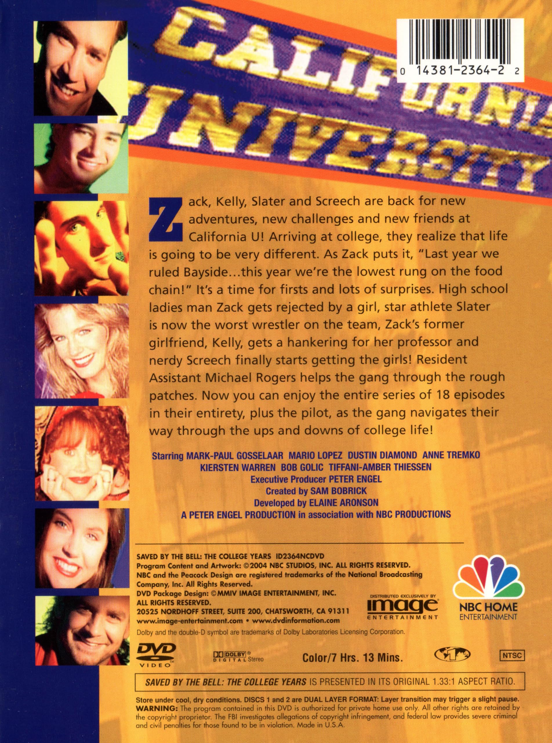 Saved by the Bell: The College Years - Complete Series DVD Box Set | Classic 90s TV Show | Perfect for Nostalgic Viewing & Pop Culture Collectors