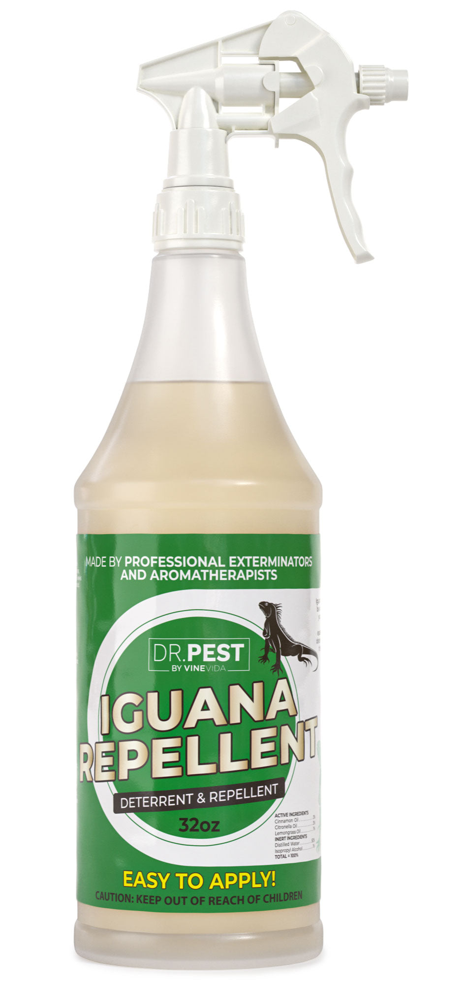 Best Iguana Repellent Spray - Natural & Safe Pest Control for Gardens, Yards & Homes - Keep Lizards Away from Plants & Property | Outdoor & Indoor Use