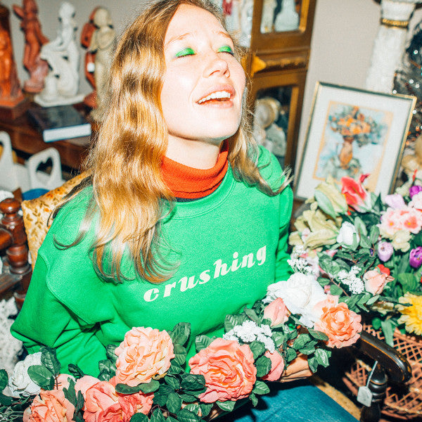 Julia Jacklin - Crushing Limited Edition Green Vinyl LP (Near Mint NM/M) | Indie Folk Album for Home Listening & Record Collectors