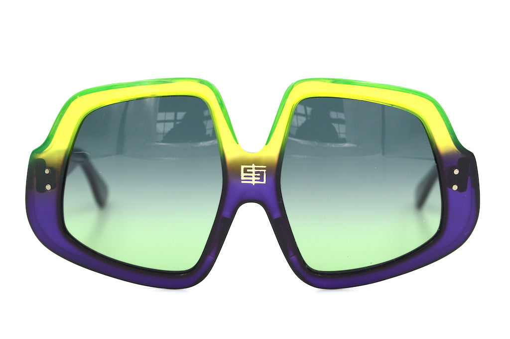 Emilio Pucci Vintage Sunglasses for Women - Retro Fashion Sunglasses with UV Protection - Perfect for Summer, Beach, and Outdoor Activities