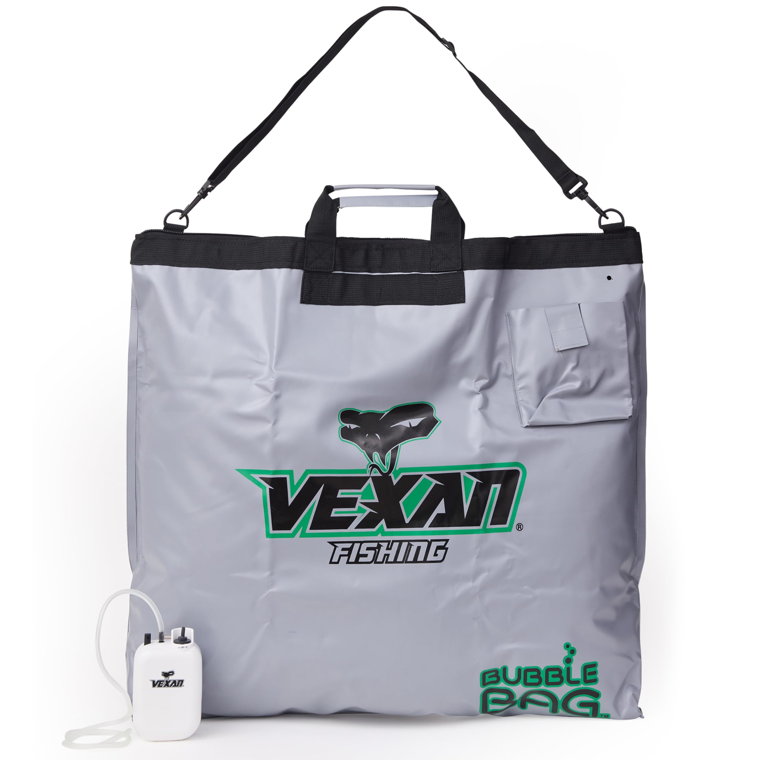 Vexan Aerated Fishing Bag - Heavy Duty Zipper for Tournament Weigh-in | Keep Fish Alive Longer