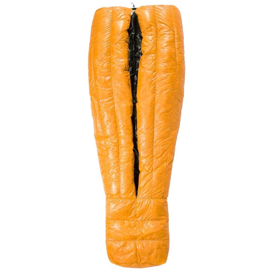 Best 10F Solo Quilt - Lightweight & Compact Down Sleeping Bag for Backpacking & Camping - Orange Slim Short Design for Outdoor Adventures