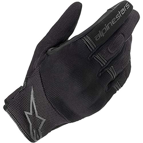 Alpinestars Copper Motorcycle Gloves for Men - Black, Size 3XL - Durable Riding Gloves for Street Biking & Racing - Perfect for Long Distance Touring & Commuting