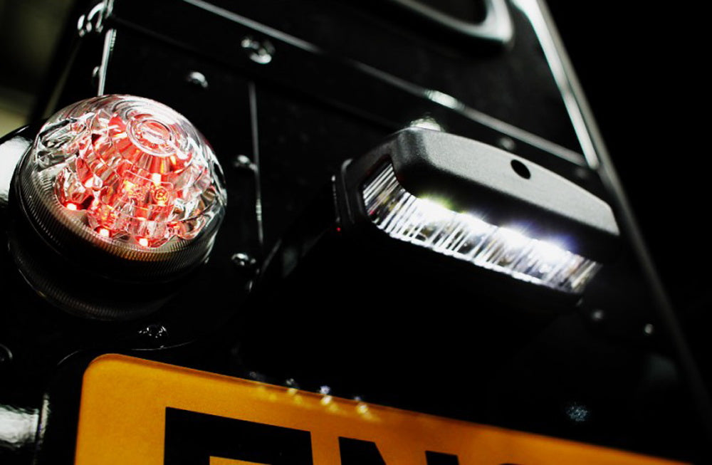 OEM Replacement LED License Plate Light - 6 Diode Cool White Bulbs for Land Rover Defender | Durable & Bright Lighting for Night Driving & Off-Road Adventures