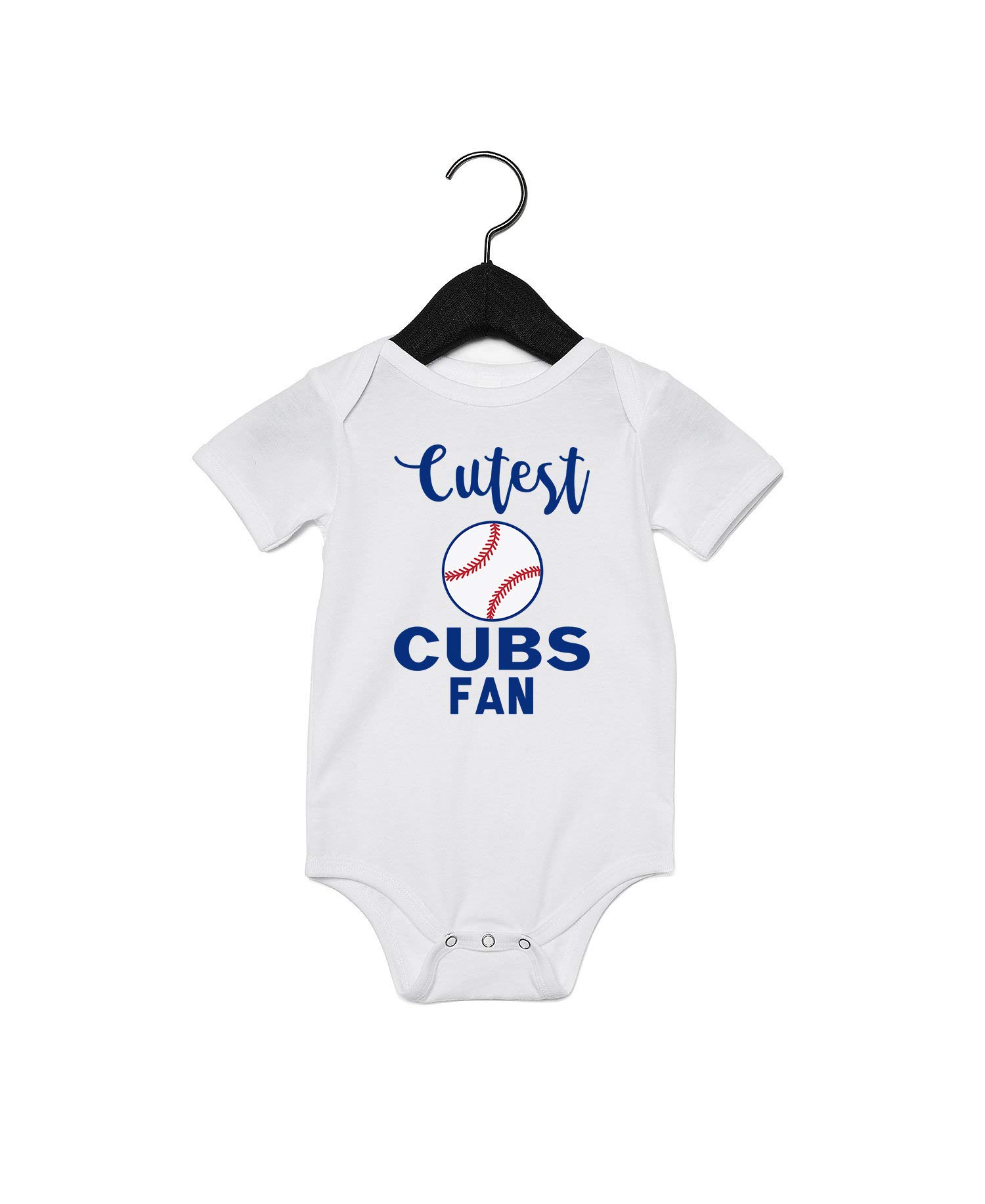 EGDKids Adorable Baseball Quote Baby Bodysuit - White Cotton Infant Onesie for Game Day, Photo Shoots & Casual Outfits