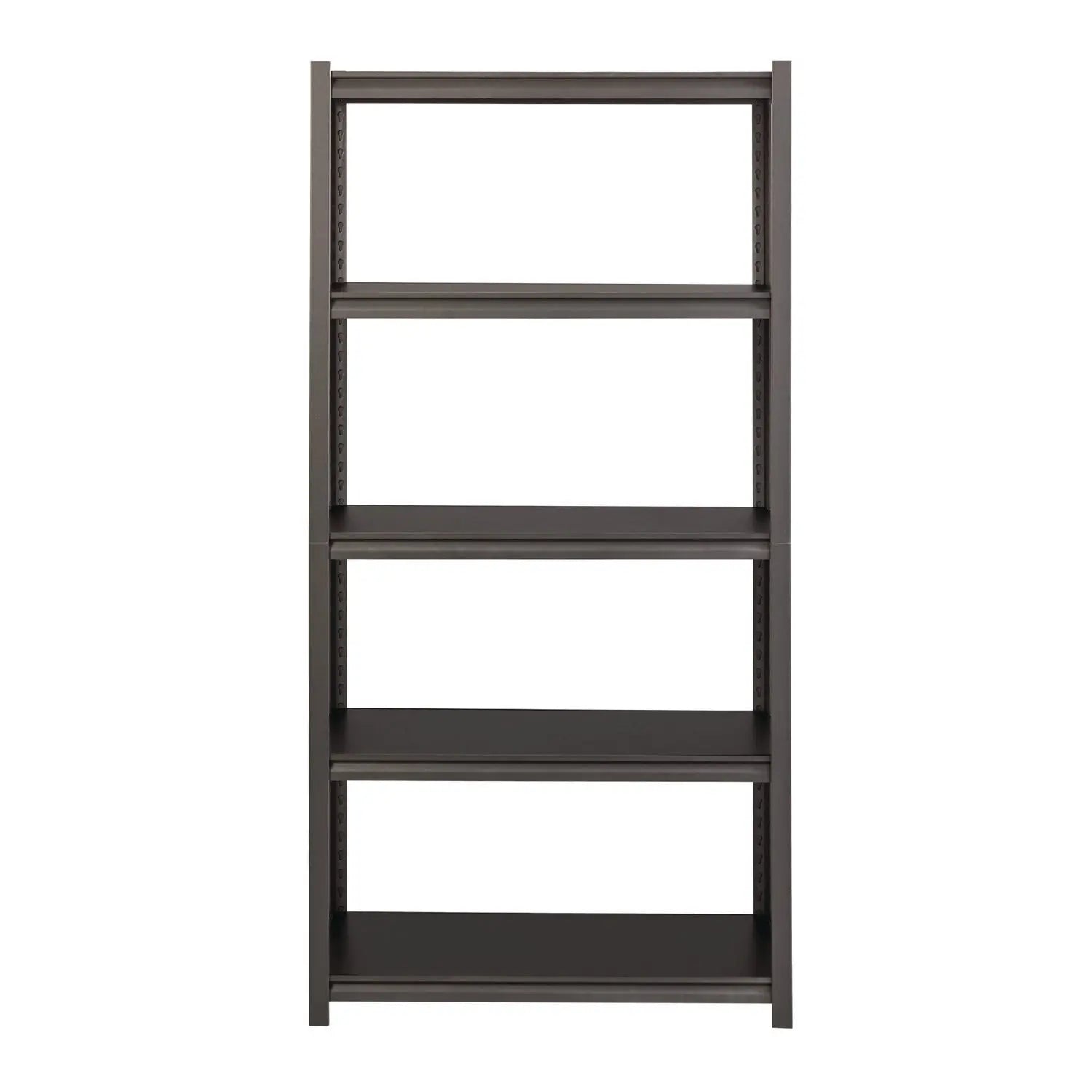 Alera® 5-Tier Steel Shelving Unit with Laminate Shelves - 36